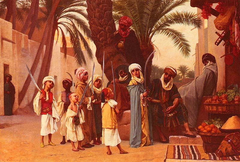 Gustave Boulanger A Tale of 1001 Nights China oil painting art